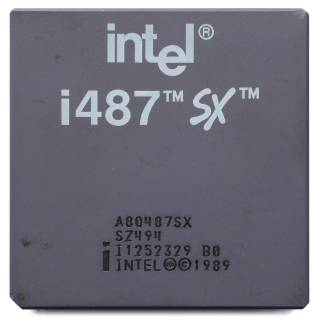 Coprocesseur Intel A80487SX.