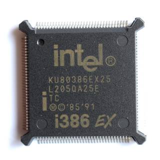 Processeur Intel KU80386EX25.