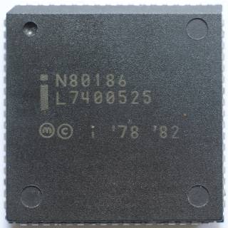 Processeur Intel N80186.