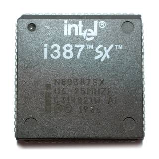Coprocesseur Intel N80387SX.
